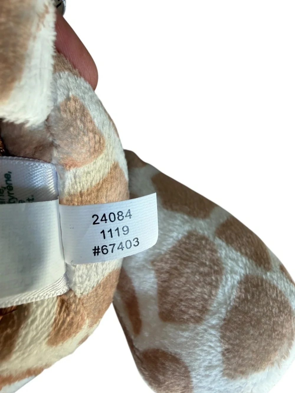 Carter’s Musical Wind-Up Giraffe Baby Plush Brahms Lullaby NWOT